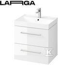 Set B661 Larga 60 biały (szafka FSC MI x SGSCH-COC-007574 + umywalka)VIRT