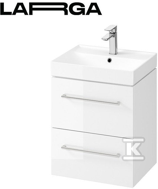 Szafka podumywalkowa Larga 50 biała zmontowanaowana FSC MI x SGSCH-COC-007574