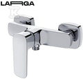 Bateria natryskowa ścienna Larga 1 uchwyt chrom