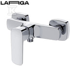 Bateria natryskowa ścienna Larga 1 uchwyt chrom