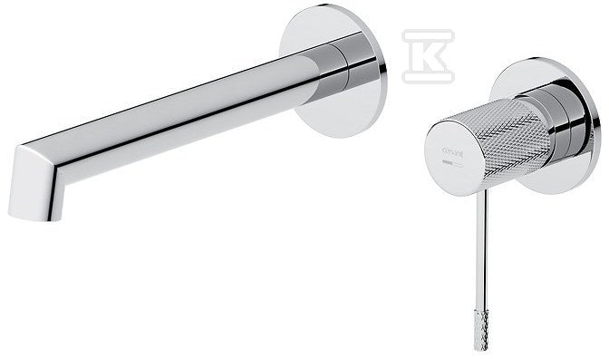 Bateria umywalkowa podtynkowa z boksem Zen chrom