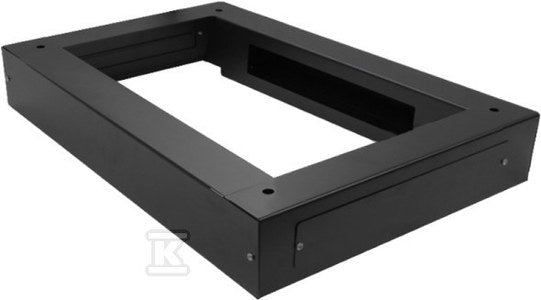 Cokół do szaf stojących 19", szer. 600xgłęb. 1000 mmxwys. 100mm, kolor czarny Q-LANTEC