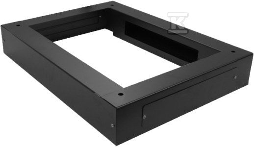 Cokół do szaf stojących 19", szer. 600xgłęb. 800 mmxwys. 100mm, kolor czarny Q-LANTEC