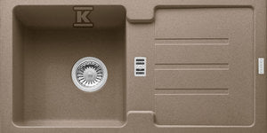 Zlewozmywak wbudowywany Fragranit+ Strada SAG 614-78 Cappuccino
