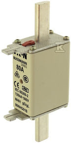 Wkładka bezpiecznikowa, LV, 80 A, AC 500 V, NH01, gL/gG, IEC, podwójny wskaźnik