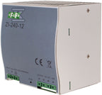 Zasilacz impulsowy przemysłowy nap. wej. 90÷264v ac/120÷370v dc, p=240w nap. wyj. 12v dc ZI-240-12V