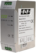 Zasialacz impulsowy przemysłowy nap. wej. 90÷264v ac/120÷370v dc, p=60w nap. wyj. 24v dc ZI-60-24V