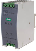 Zasialacz impulsowy przemysłowy nap. wej. 90÷264v ac/120÷370v dc, p=75w nap. wyj. 12v dc ZI-75-12V