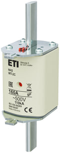 Wkładka topikowa szybka NH2/WT-2C GF 160A/500V