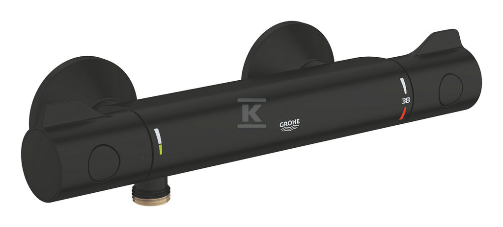 Bateria prysznicowa Grohtherm 800 z termostatem, DN 15, Long-Life trwała powłoka, SafeStop blokada na 38°C, TurboStat głowica termostatyczna, EcoButton