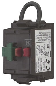 Element stykowy M22-K01SMC10 z samokontrolą 1Z. 1R. mocowany do płyty czołowej