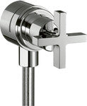 Zawór odcinający Hansgrohe Axor Citterio Fixfit Stop, montaż ścienny, z uchwytem jednoramiennym chrom 39882000