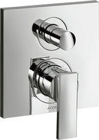 Bateria wannowa Hansgrohe Axor Citterio jednouchwytowa, montaż podtynkowy ze zintegrowanym systemem zabezpieczającym element zewnętrzny do podłączenia z wylewką Exafil-chrom 39457000