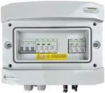 Rozdzielnica DCAC hermetyczna IP65 EMITER z ogranicznikiem przepięć DC Dehn 1000V typu 1+2, 3 x MPPT / ogr. AC Dehn typ 1+2, 63A 3-F