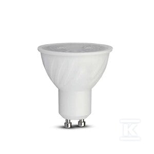 Żarówka LED V-TAC SAMSUNG CHIP 6.5W GU10 38st ściemnialna VT-227 6400K 450lm 5 lat gwarancji
