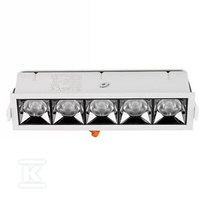 Oprawa V-TAC downlight SAMSUNG CHIP 20W UGR19 CRI90+12st VT-2-21 5700K 1600lm 5 lat gwarancji