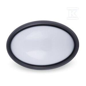 Plafon V-TAC 8W owal czarny IP66 VT-8014-OV-B 3000K 560lm