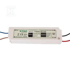 Zasilacz LED V-TAC 100W 12V 8.3A IP67 hermetyczny filtr EMI VT-22101