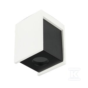 Oprawa V-TAC gips beton GU10 natynkowy kwadrat biały/czarny VT-860-GB 5 lat gwarancji