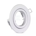 Oczko V-TAC GU10 okrągłe ruchome białe VT-7227RD-WH