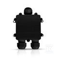 Puszka złączka mufa hermetyczna 4x5Pin czarna trójnik 0.5-2,5mm2 średnica przewodu 8-12mm IP68 V-TAC VT-870