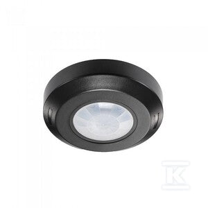 Czujnik ruchu 360st sufitowy fi76 czarny V-TAC VT-8091