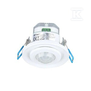 Czujnik ruchu 360st wpuszczany okrągły regulowany biały V-TAC VT-8030