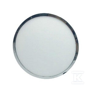 Panel LED V-TAC 12W LED chrom okrągły natynkowy VT-1205CH 3000K 1000lm