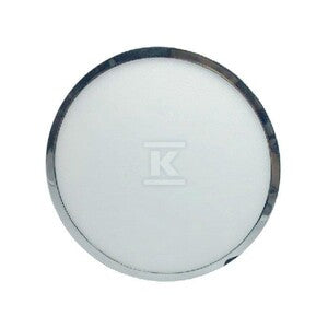 Panel LED V-TAC 12W LED chrom okrągły natynkowy VT-1205CH 6400K 1000lm