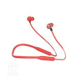 Sportowy zestaw słuchawkowy bluetooth V-TAC 500mAh czerwony V-TAC VT-6166