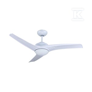 Wentylator sufitowy V-TAC 132cm biały 15W LED CCT pilot VT-6055-3