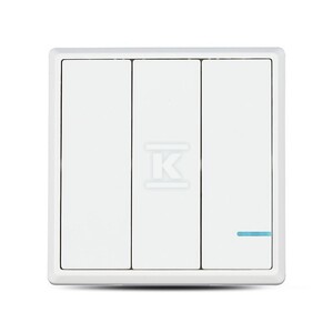 Przełącznik bezprzewodowy potrójny IP54 do SKU 8458 8459 V-TAC VT-5133