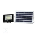 Naświetlacz LED solarny V-TAC 12W czarny IP65 pilot timer VT-25W 6000K 550lm