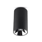 Oprawa Sufitowa V-TAC GU10 Okrągła Natynkowa Tuba Czarny+Różowe Złoto 80x140mm VT-882RD-RG 3 Lata Gwarancji