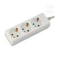 Przedłużacz 3 gniazda V-TAC (3G 1.5MM2 X 1.5M) biały VT-1103