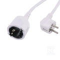 Przedłużacz 1 gniazdo 3m V-TAC (3G 1.5mm2 X 3M ) 10/16A biały VT-3001