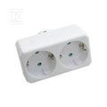 Rozgałęźnik 2x 10/16A 250V V-TAC biały VT-1006