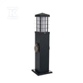 Słupek ogrodowy V-TAC 2 gniazda 45cm E27 IP44 grafit VT-1155-1