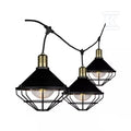 Girlanda ogrodowa 6xE27 3metry czarny MAT siatka loft IP65 V-TAC VT-717S 5 lat gwarancji