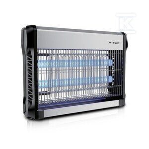 Lampa owadobójcza V-TAC 2x10W 80m2 397x93mm VT-3220