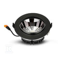 Oprawa downlight V-TAC SAMSUNG CHIP 30W czarna uchylna VT-2-33 6400K 2400lm 5 lat gwarancji