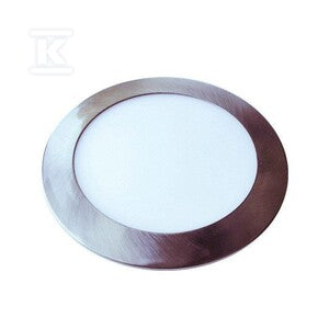 Panel LED slim V-TAC 24W LED satyna okrągły VT-2407SN 4000K 2000lm