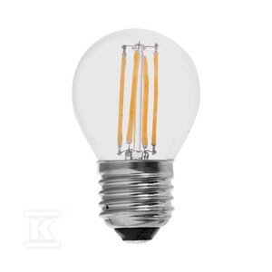 Żarówka LED V-TAC 4W filament E27 G45 P45 kulka VT-1980 3000K 400lm