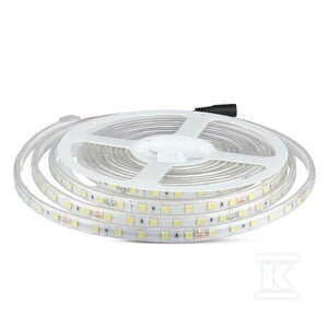 Taśma LED V-TAC SMD5050 300LED 24V IP65 rękaw 10W/m VT-5050 60-IP65 3000K 830lm