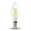 Żarówka LED V-TAC V-TAC 6W filament E14 świeczka VT-2127 4000K 600lm