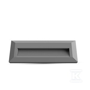 Oprawa schodowa 3W LED V-TAC szara prostokąt 230V IP65 VT-1162 4000K 110lm