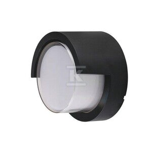 Oprawa ścienna V-TAC 7W LED czarna okrągła IP65 VT-831 3000K 610lm