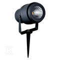 Oprawa gruntowa ogrodowa wbijana LED V-TAC 12W czarna VT-857-B 4000K 875lm