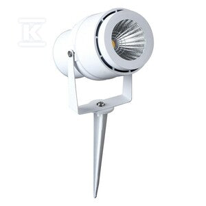 Oprawa gruntowa ogrodowa wbijana LED V-TAC 12W biała VT-857-W 3000K 920lm