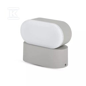 Kinkiet ścienny V-TAC 5W LED szary IP65 obrotowy 350st VT-816 4000K 800lm
